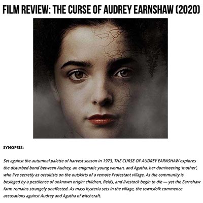 Film Review: The Curse of Audrey Earnshaw (2020)